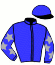 casaque portée par Martin G. jockey du cheval de course HOLESHOT, information pmu ZETURF