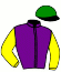 casaque portée par Ouvrie F. jockey du cheval de course HERMINE SIBEY, information pmu ZETURF