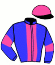 casaque portée par Thomain D. jockey du cheval de course ITRO, information pmu ZETURF
