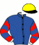 casaque portée par Nivard F. jockey du cheval de course FALCO FLEURI, information pmu ZETURF