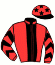 casaque portée par Roussel Leo jockey du cheval de course LA FLACA, information pmu ZETURF