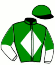 casaque portée par Crastus A. jockey du cheval de course LAST STAND, information pmu ZETURF