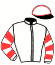 casaque portée par Broust F. jockey du cheval de course KELLE ILE LILA, information pmu ZETURF