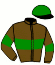 casaque portée par Legrand A. jockey du cheval de course IALTA DE BERTRANGE, information pmu ZETURF