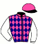 casaque portée par Bry J. jockey du cheval de course COEUR DE CHANCE, information pmu ZETURF