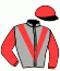 casaque portée par Ferreira N. jockey du cheval de course AFFORTUNATO (FR), information pmu ZETURF
