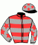 casaque portée par Meunier Gab. jockey du cheval de course ISPANO STAR, information pmu ZETURF