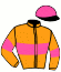 casaque portée par Da Silva J. jockey du cheval de course HOURRA DE SIVOLA, information pmu ZETURF