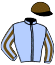 casaque portée par Piton Lou. jockey du cheval de course HANARES, information pmu ZETURF