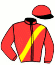 casaque portée par Lamy A. jockey du cheval de course GALOPIN DE CONDE, information pmu ZETURF