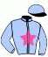 casaque portée par Hurel N. jockey du cheval de course DEUX MATS, information pmu ZETURF