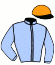 casaque portée par Balu L. jockey du cheval de course LE BASTION, information pmu ZETURF