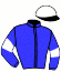 casaque portée par Ernault S. jockey du cheval de course KORFOU LEMAN, information pmu ZETURF