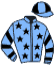 casaque portée par Lefevre N. jockey du cheval de course JERICHO D'ORGERES, information pmu ZETURF