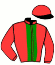 casaque portée par Dulong D. jockey du cheval de course JOG DE JAVIE, information pmu ZETURF