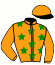 casaque portée par Lagadeuc F. jockey du cheval de course LUNE ROSE D'ALESA, information pmu ZETURF