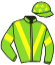 casaque portée par Blandin G. jockey du cheval de course LYNX DE BOMO, information pmu ZETURF