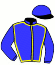 casaque portée par Gazon S. jockey du cheval de course KALI DU PERIGORD, information pmu ZETURF