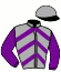 casaque portée par Christophe F. jockey du cheval de course FAKIR STARDUST, information pmu ZETURF