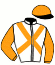 casaque portée par Nakache G. jockey du cheval de course FATALE DE BOUERE, information pmu ZETURF