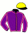 casaque portée par De Vaugiraud A. jockey du cheval de course GINGERE PAULOIS, information pmu ZETURF