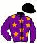 casaque portée par Ensch N. jockey du cheval de course GOOD MEC D'HERIPRE, information pmu ZETURF