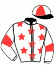 casaque portée par Le Moel Pi. jockey du cheval de course LOCKY CABIRAT, information pmu ZETURF
