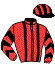 casaque portée par Tijou M. jockey du cheval de course FILOU DES OUBEAUX, information pmu ZETURF