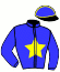 casaque portée par Mlle Banide L. jockey du cheval de course INTENSE DE TILLARD, information pmu ZETURF