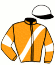 casaque portée par Martens C. jockey du cheval de course LITTLE CROWN, information pmu ZETURF