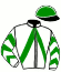 casaque portée par Feron J. Ch. jockey du cheval de course KALIENTE D'ATOUT, information pmu ZETURF