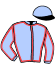 casaque portée par Millet G. jockey du cheval de course CRICRI D'AMOUR, information pmu ZETURF