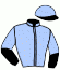 casaque portée par Waldhauser Mlle M. jockey du cheval de course DAROMY, information pmu ZETURF