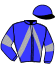 casaque portée par Oyer Mlle S. jockey du cheval de course HARCADY, information pmu ZETURF