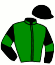casaque portée par Melis Macias J. jockey du cheval de course FAVORI DE NAY, information pmu ZETURF