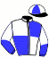 casaque portée par Verva L. jockey du cheval de course ILTON DES MARAIS, information pmu ZETURF