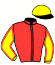 casaque portée par Monthule Hug. jockey du cheval de course LAWMAN, information pmu ZETURF