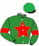 casaque portée par Vercruysse P. jockey du cheval de course JULIE DU NORD, information pmu ZETURF