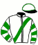 casaque portée par Ouvrie F. jockey du cheval de course JIVRY, information pmu ZETURF
