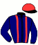 casaque portée par Derieux R. jockey du cheval de course KOOKEY MELODY, information pmu ZETURF