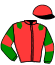 casaque portée par Olivier S. jockey du cheval de course KOEUR DE VANILLE, information pmu ZETURF