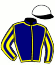casaque portée par Behocaray Max. jockey du cheval de course LILOO D'ORES, information pmu ZETURF