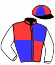casaque portée par Werle A. jockey du cheval de course ARAMITZ, information pmu ZETURF