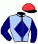 casaque portée par Nabet K. jockey du cheval de course LATERANITO, information pmu ZETURF