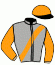 casaque portée par Morin D. jockey du cheval de course BONNATELLA, information pmu ZETURF