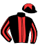 casaque portée par Sousa Ferreira R. jockey du cheval de course SHINOBI, information pmu ZETURF