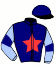 casaque portée par De Chitray A. jockey du cheval de course LOUTATHIR, information pmu ZETURF
