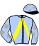 casaque portée par Lelievre A. jockey du cheval de course BEAUTIFUL SECRET, information pmu ZETURF