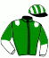 casaque portée par Eyquem Jb. jockey du cheval de course HAZAL, information pmu ZETURF
