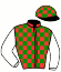 casaque portée par Peslier O. jockey du cheval de course NAAJEEB, information pmu ZETURF